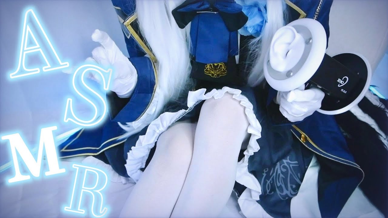 【ゼロ距離ささやきASMR】ホロライブ/白上フブキ🌽で、耳かき、心音。【コスプレ】(雑談あり)