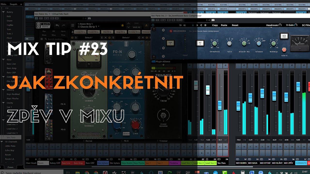 MixTip #23 - Jak zkonkrétnit zpěv v mixu - oTomanStudio.cz