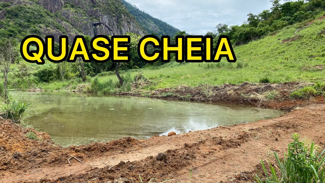 REFORMA DE UMA PEQUENA REPRESA ESCAVADEIRA HIDRÁULICA