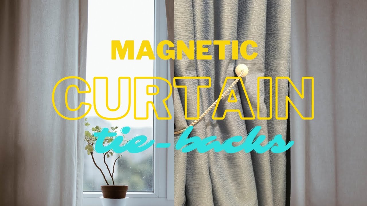 MAGNETIC CURTAIN TIE-BACKS