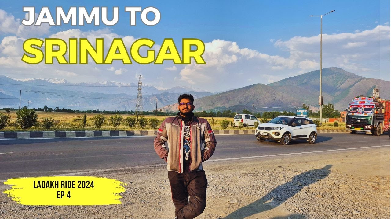 Jammu to Srinagar | Dal Lake Shikhara Ride | Ladakh Ride 2024 - Ep. 4