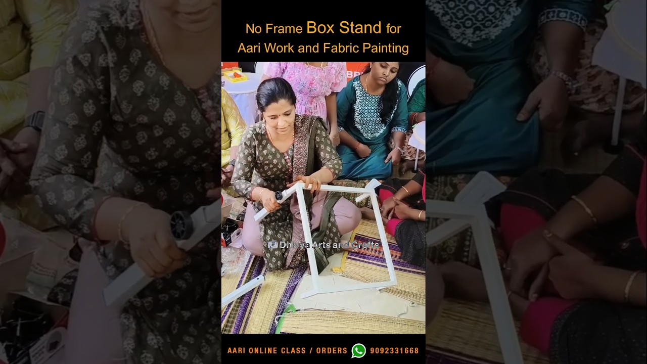 High Quality No frame Box Stand for Aari work and Fabric Painting | Order: 9092331668