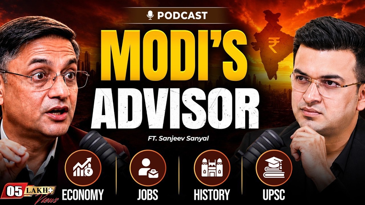 The Rise, Fall & Rise of India&rsquo;s Economy ft. PM Modi&rsquo;s Advisor Sanjeev Sanyal History| UPSC| JOBS 