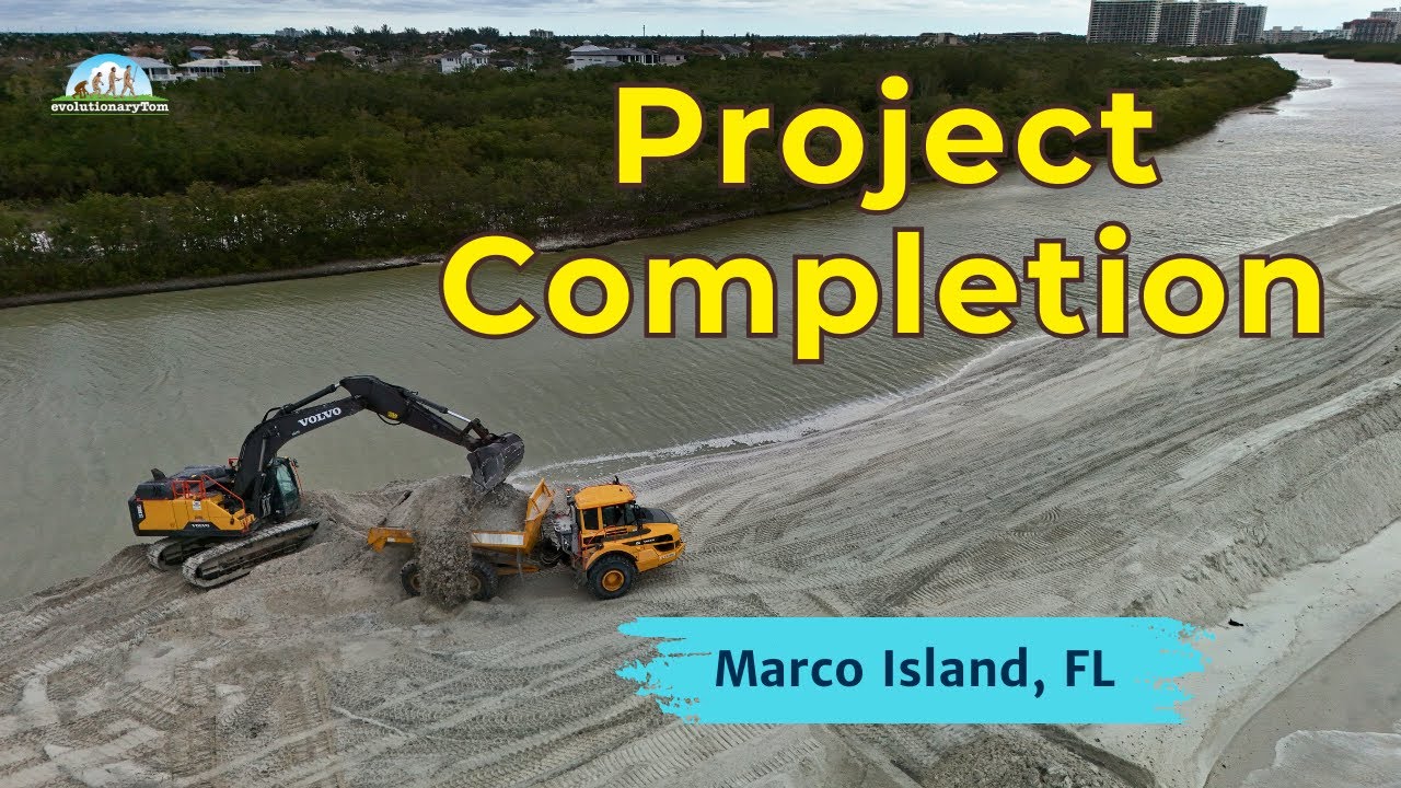 Finishing Touches: Final Days of the Sand Berm Project - Marco Island, FL
