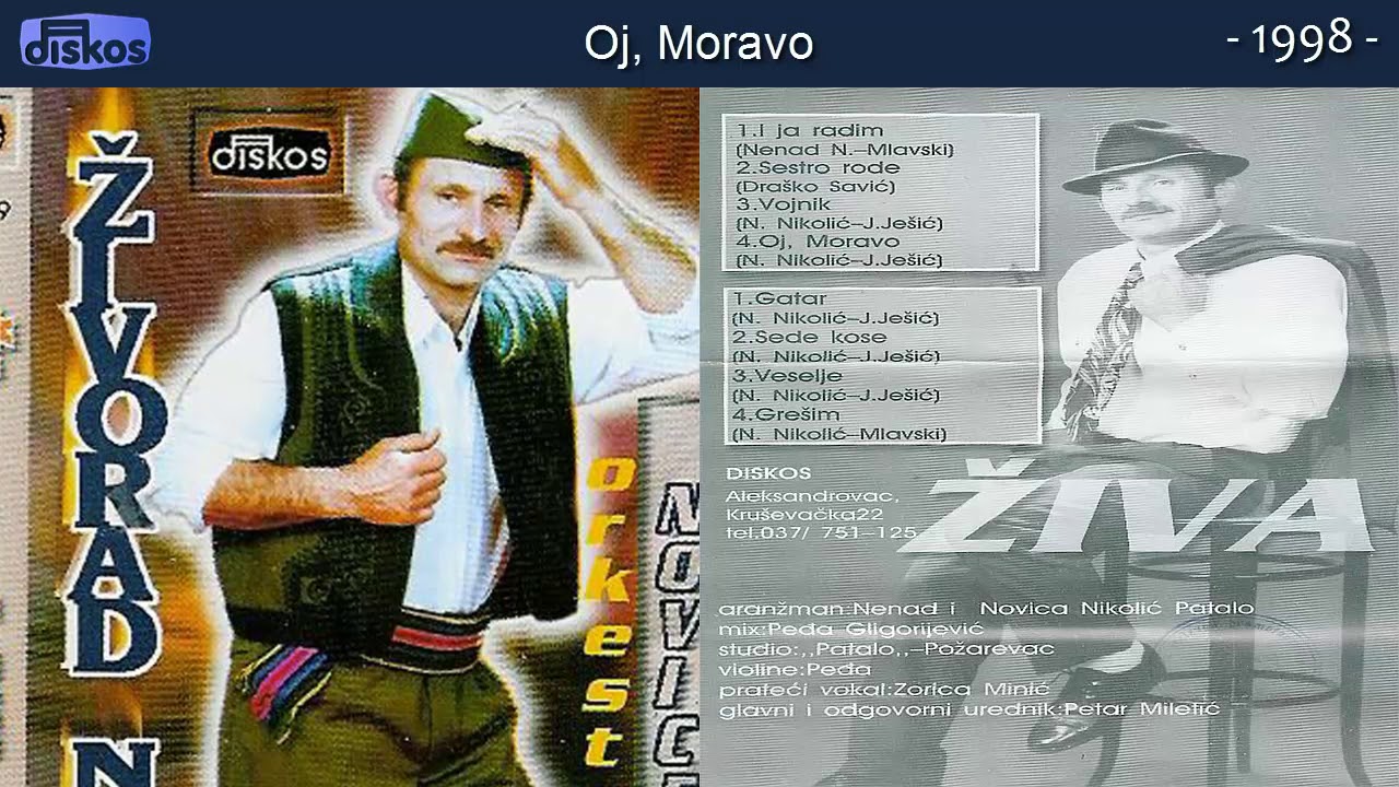 Zivorad Nikolic Ziva - Oj, Moravo - (Audio 1998)