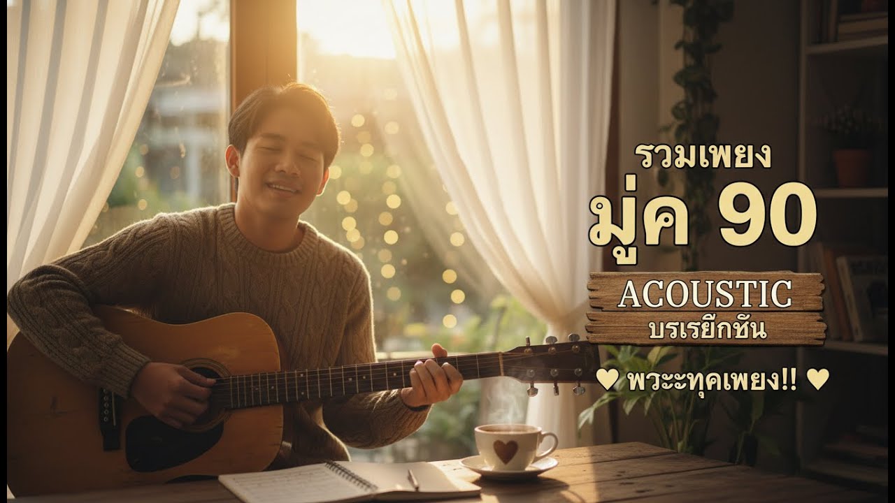 รวมเพลง Cover ยุค 90 ดนตรี ฟังสบายหู I หาฟังยาก แนว Acoustic ล้วนๆ ฟังช่วงเย็น อบอุ่นหัวใจ