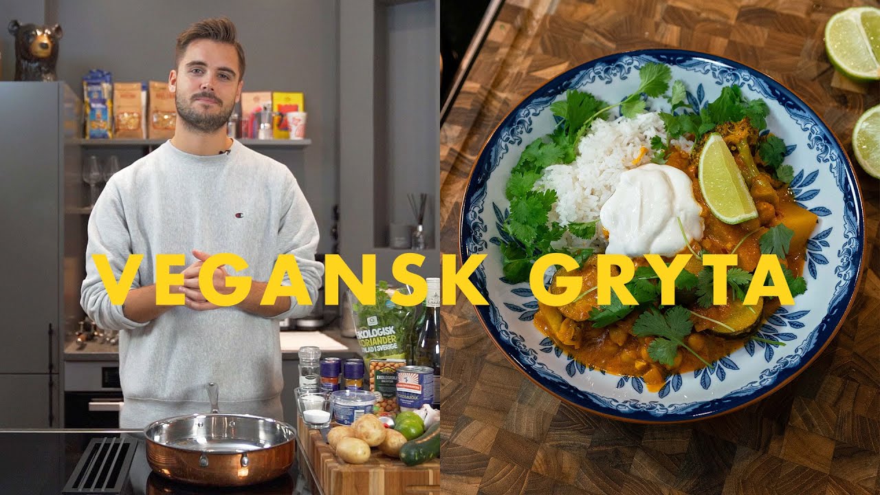 Supergod Vegansk Saffransgryta | Ris med sås!