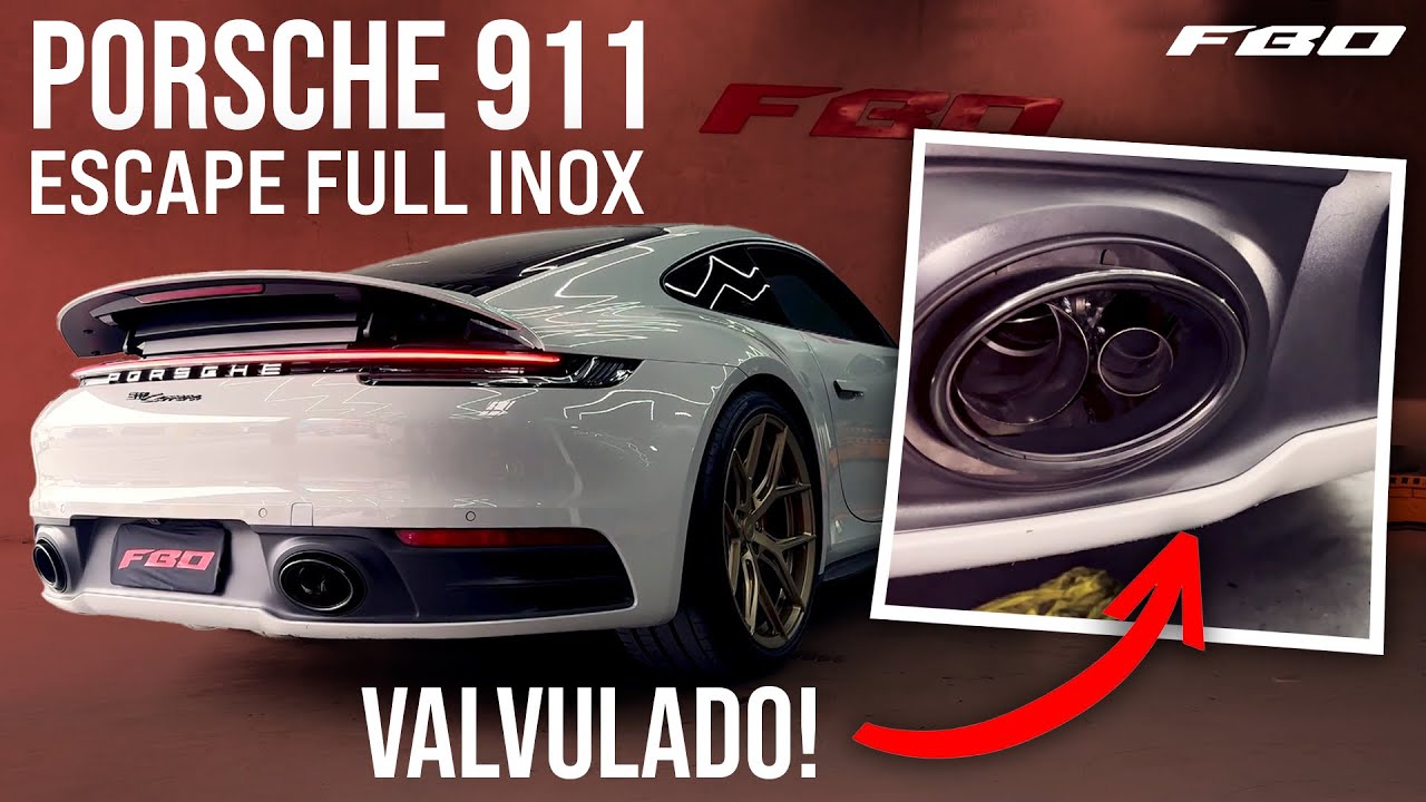FIZEMOS UM ESCAPE VALVETRONIC PARA ESSE PORSCHE 911 CARRERA STAGE 3 🔥