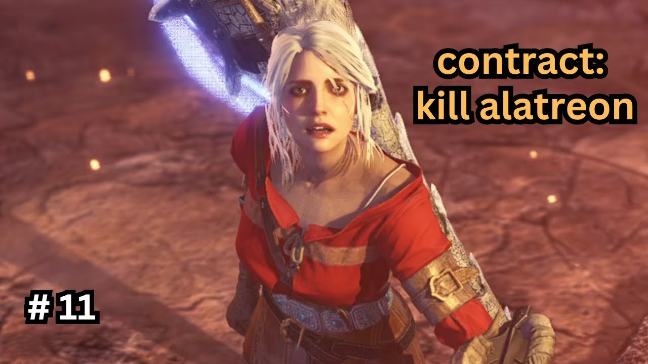 ciri patrolling alatreon # 11 - monster hunter world iceborne