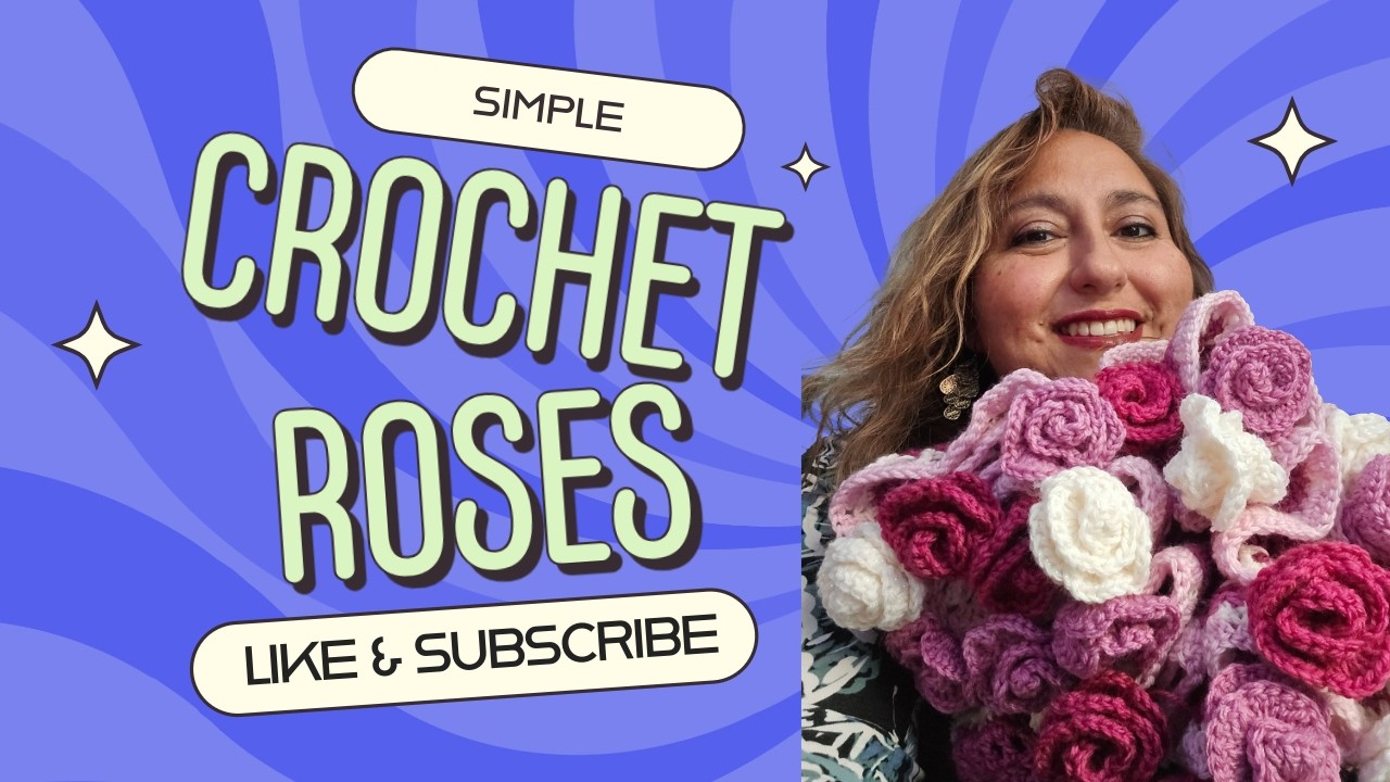 Romantic Crochet Roses 🌹  #valentinesday #crocheting #Roses #ilovemyself