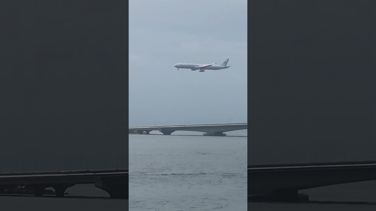 Air India One 777 with Prime Minister Narendra Modi arrives in the Maldives #maldives #india