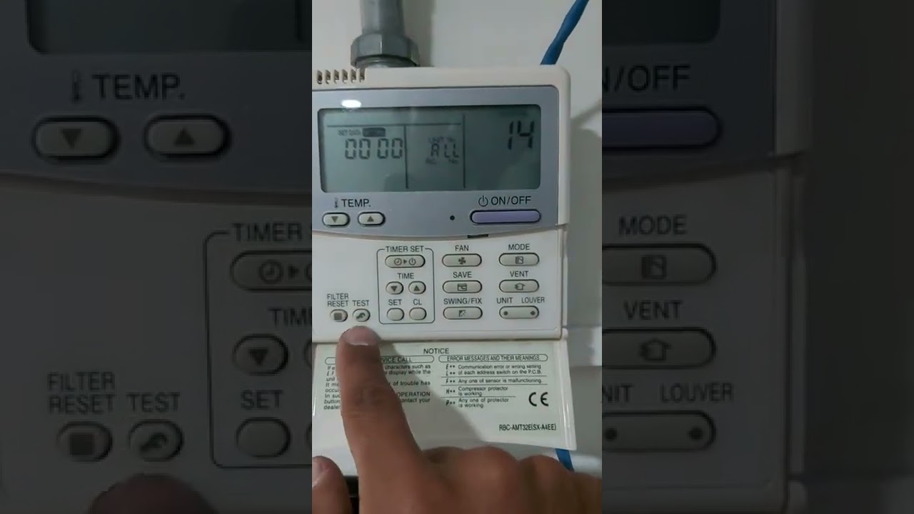 Direccionamiento manual VRF Toshiba