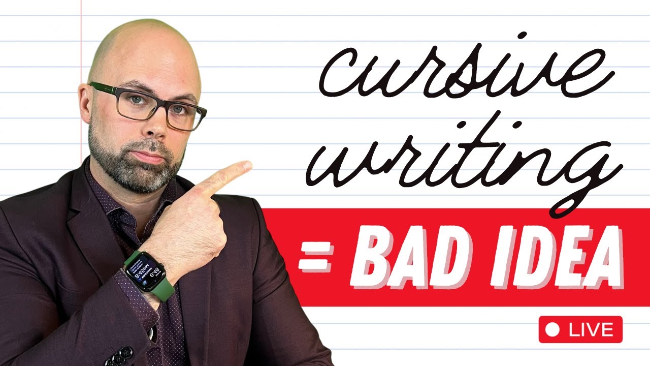 Why TEACHING CURSIVE HANDWRITING is a BAD IDEA: Saturday Morning Teacher Talk