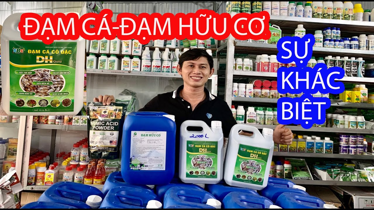Hiểu đúng về Đạm cá-Đạm Hữu Cơ. Sử dụng sao cho hợp lí và hiệu quả, tiết kiệm.