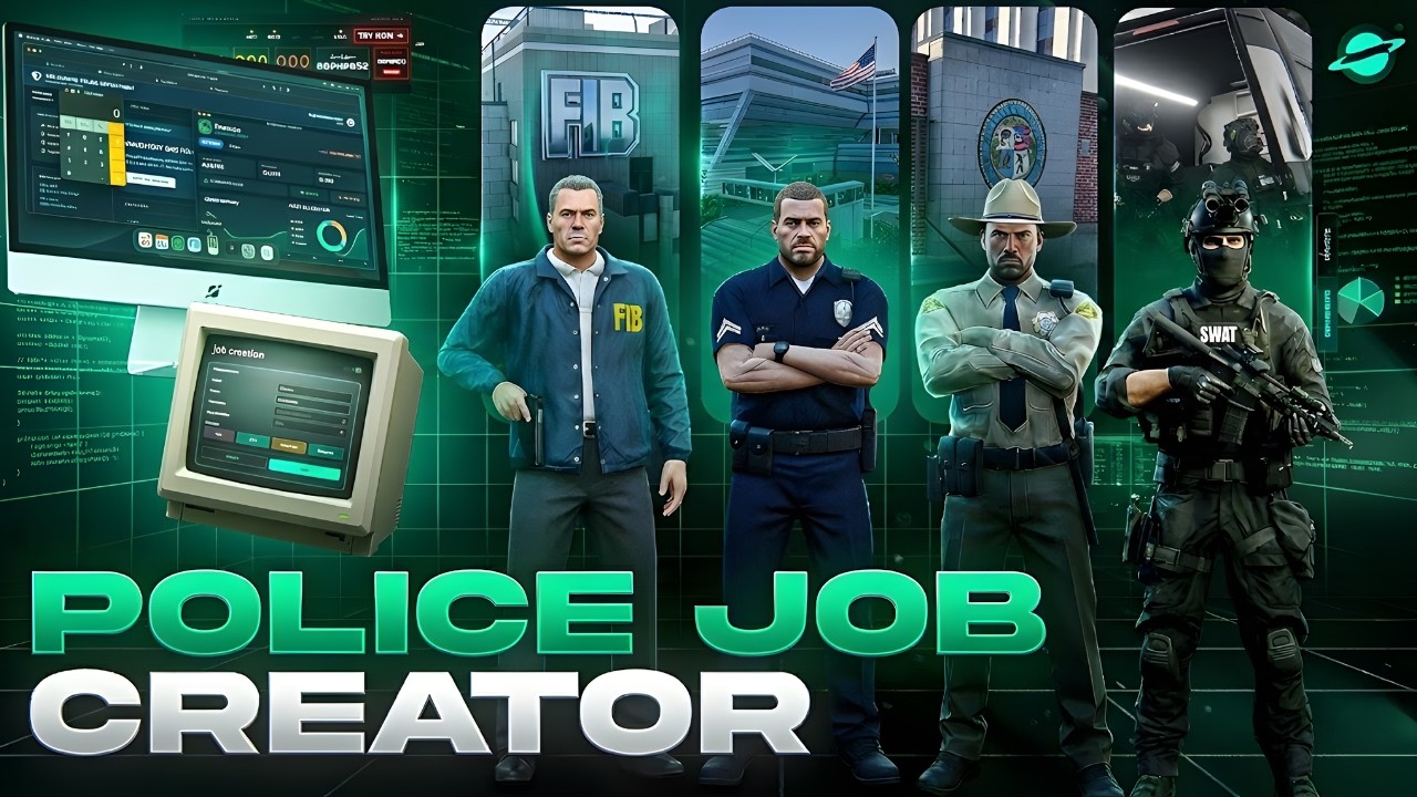FiveM Police Job Script (No Coding) - Create Departments in 60 seconds