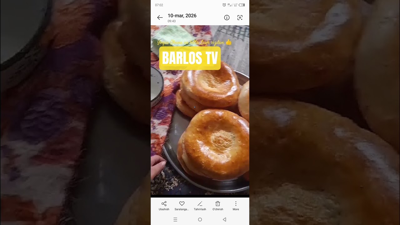 Tasvirda Boʻlsa ham Nonni YPQIMLI XIDI BOR 👍