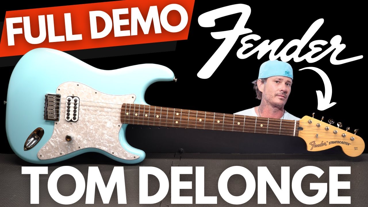НОВЫЙ Fender Tom DeLonge Stratocaster ПОЛНАЯ ДЕМО