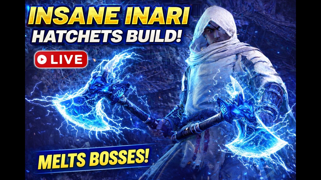 Inari Hatchets NG+ BUILD!! #tonfa #hatchets #nioh #soulslike #combo