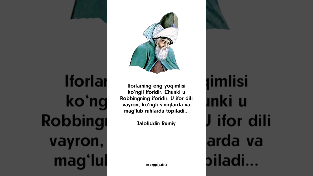 Ko’ngil ifori… 