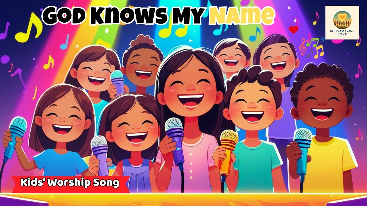 🎶 God Knows My Name | Kids Christian Song | Upbeat Worship Song for Children