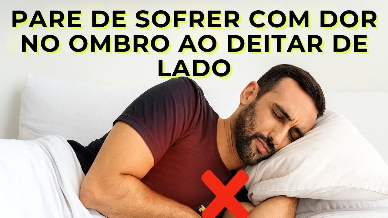 DORMIR DE LADO SEM DOR NO OMBRO? 4 EXERCÍCIOS QUE FUNCIONAM!