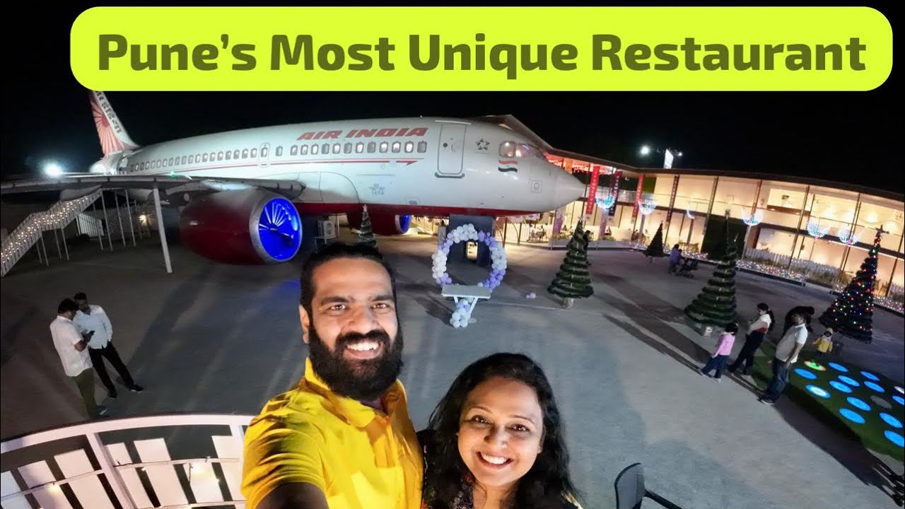 India’s Unique Airplane Restaurant | Brownstone Airdine | Pune Food Vlog