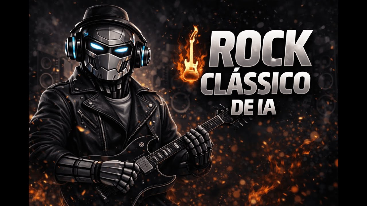 ROCK CLÁSSICO DE IA 🎸 | Playlist Completa Pra Deixar Tocando (40+ MIN)