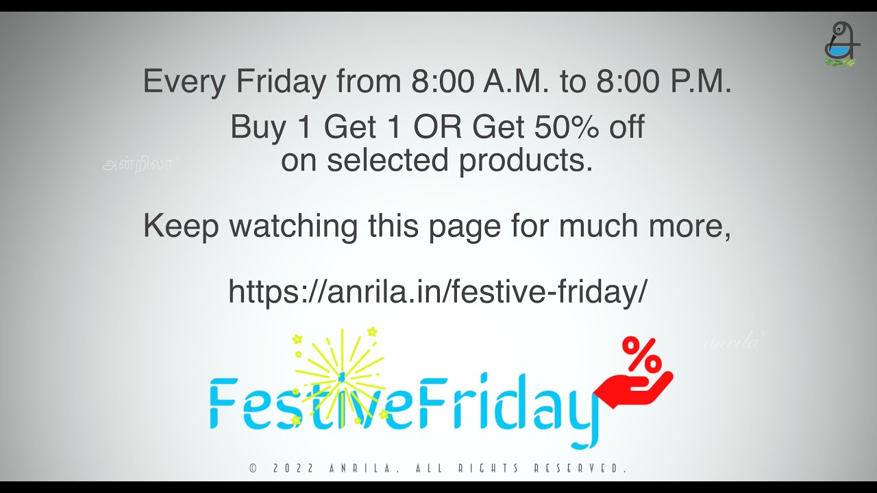 Anrila&reg; | FestiveFriday