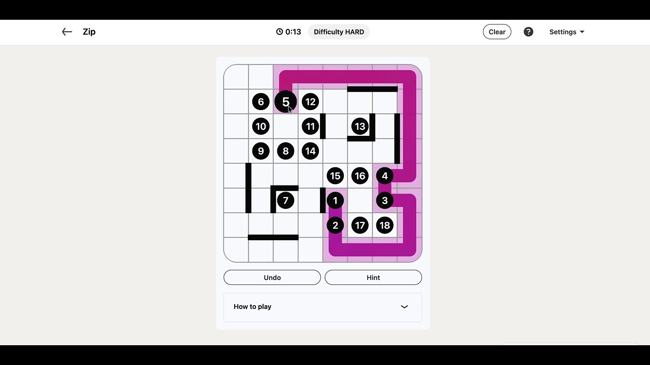 LinkedIn Zip Answer Today - Puzzle #328 | 8 February 2026