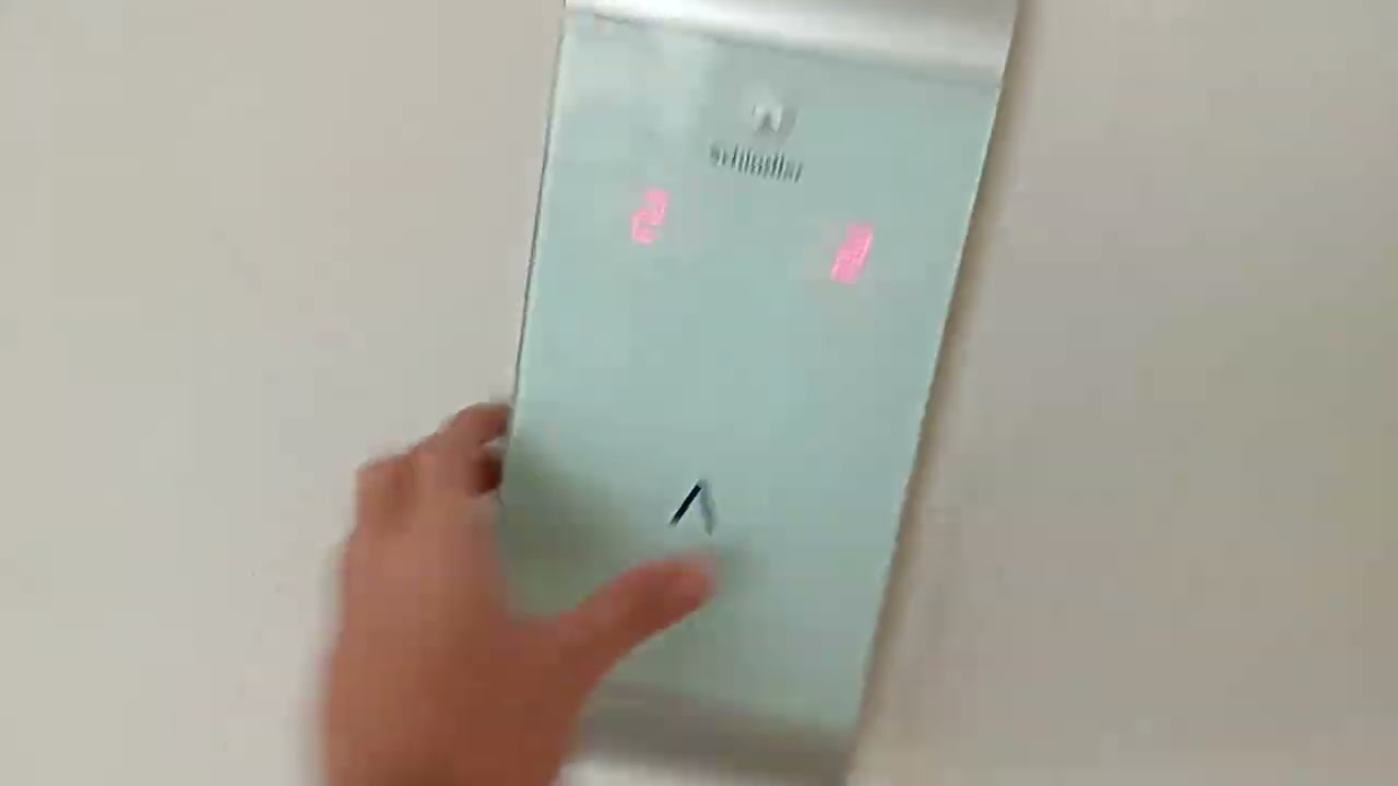 Schindler 3300AP Traction elevator at Zest hotel harbour Bay City Batam center (Right)