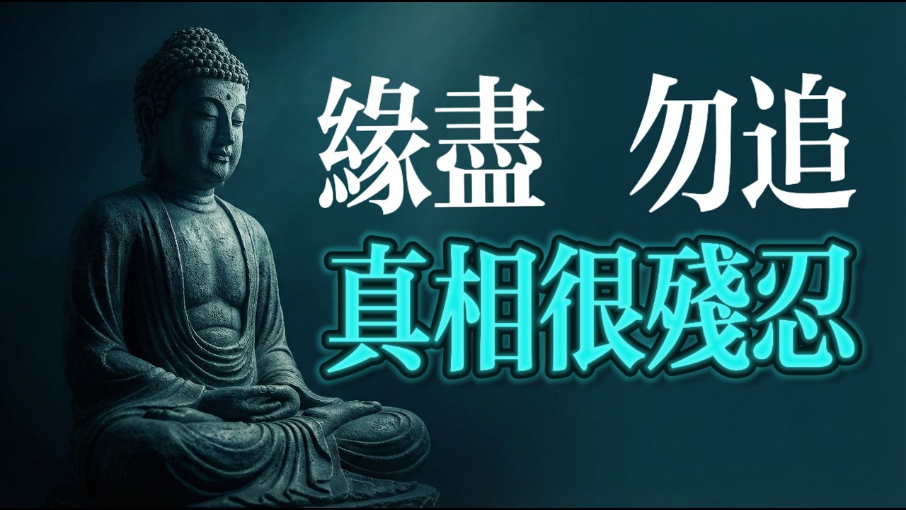 緣盡時，連名字都是多餘的。（深度解讀「靈魂契約」的殘酷與慈悲）#緣分盡了 #斷捨離 #情感治癒 #失戀 #離婚 #靈魂伴侶 #阿德勒心理學 #能量回向 #正念