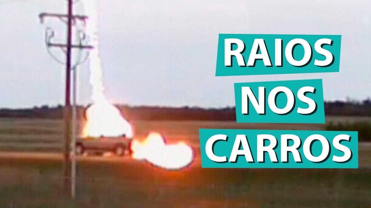 E SE UM RAIO CAIR EM UM CARRO?? - Física 41