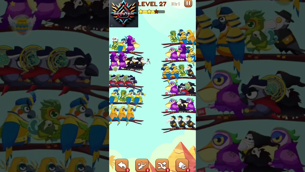 Bird Sort 2: Color Puzzle Level 27 Successful