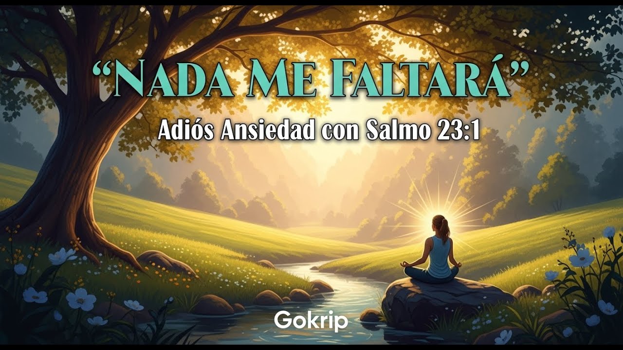 Nada Me Faltará; Adiós Ansiedad con Salmo 23 : 1 #dios #biblia #amen #abundancia #palabradedios