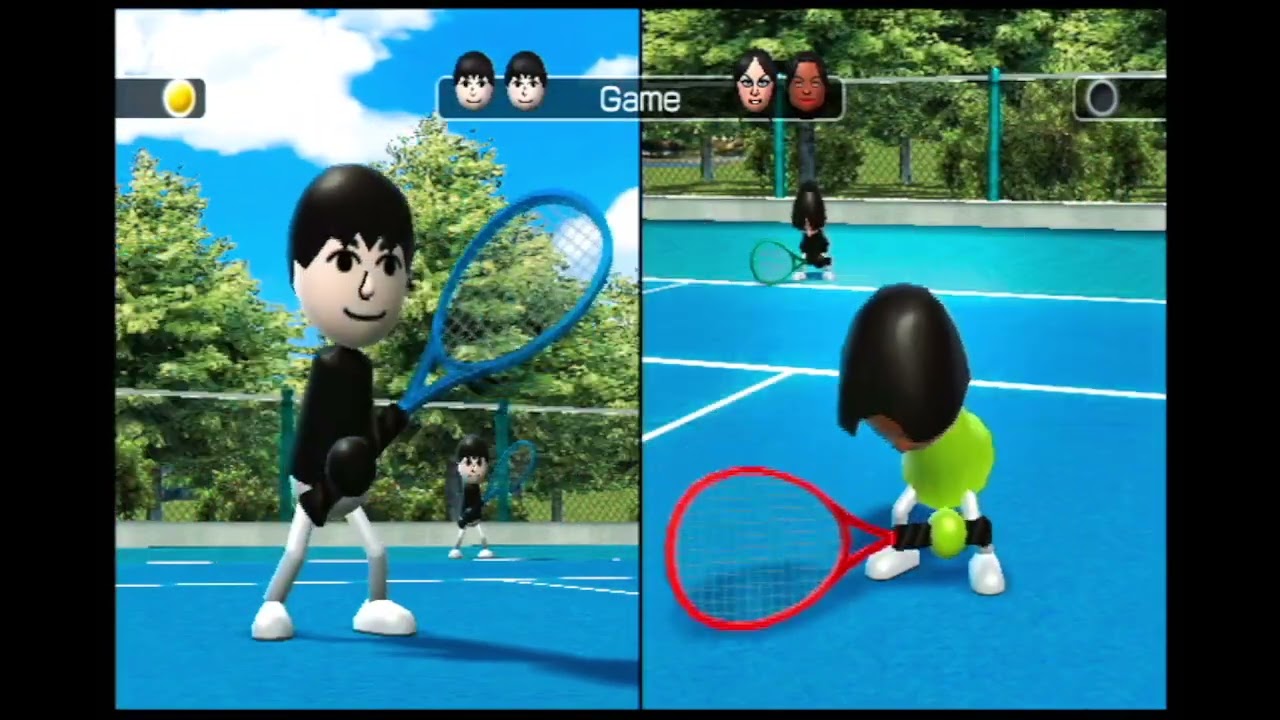 Wii Sports - Tennis - vs. CPU Miis 52-60