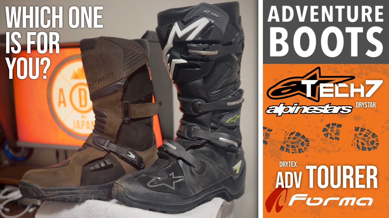 Adventure Motorcycle Boots | Aplinestars Tech7 Drystar & Forma ADV Tourer | ADVinJapan #55