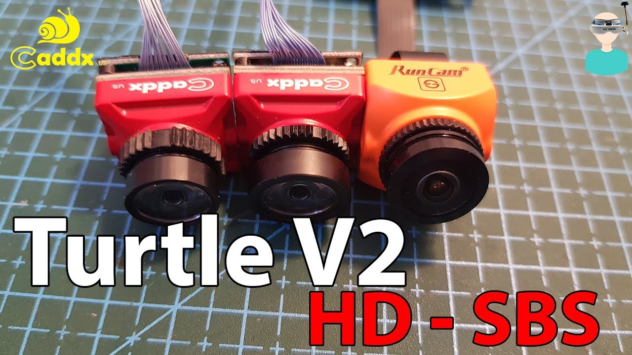 Caddx Turtle V2 Vs. V1 Vs. Runcam Split Mini 2 - HD SBS