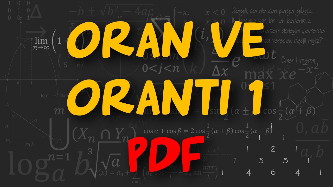 ORAN VE ORANTI 1