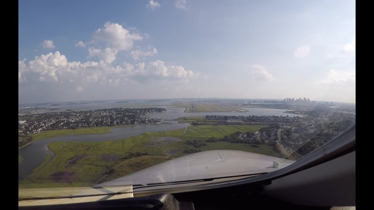 Landing Boston Logan and a shout out from Boston Center!