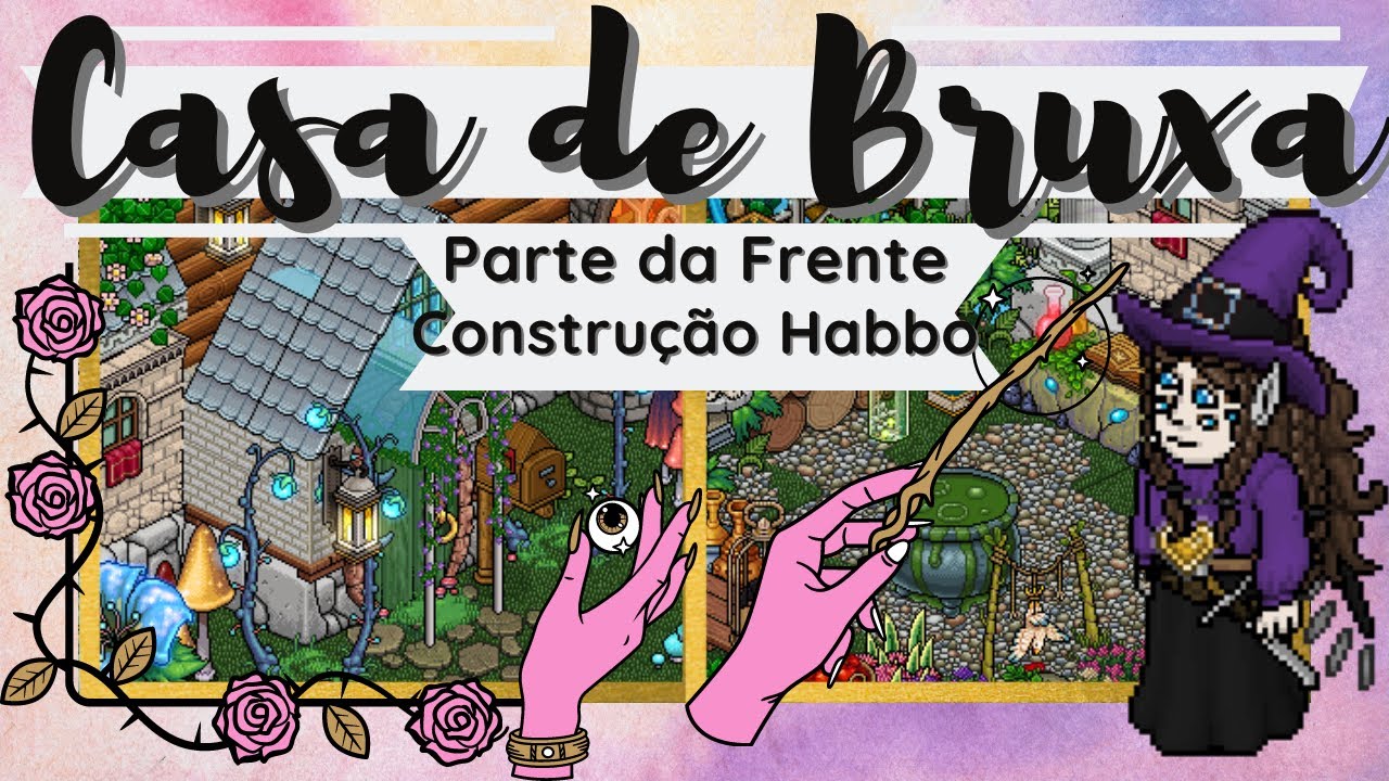 Casa de Bruxa (Frente) / Witch House - Construção Habbo | (Sugestão de Inscrito)