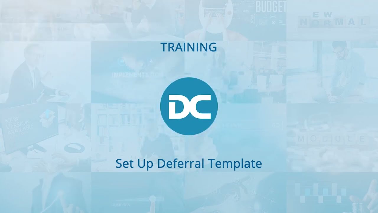 Set up Deferral Template in Business Central