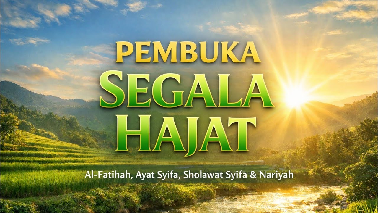 Dzikir & Doa Harian Pembuka Segala Hajat Mustajab