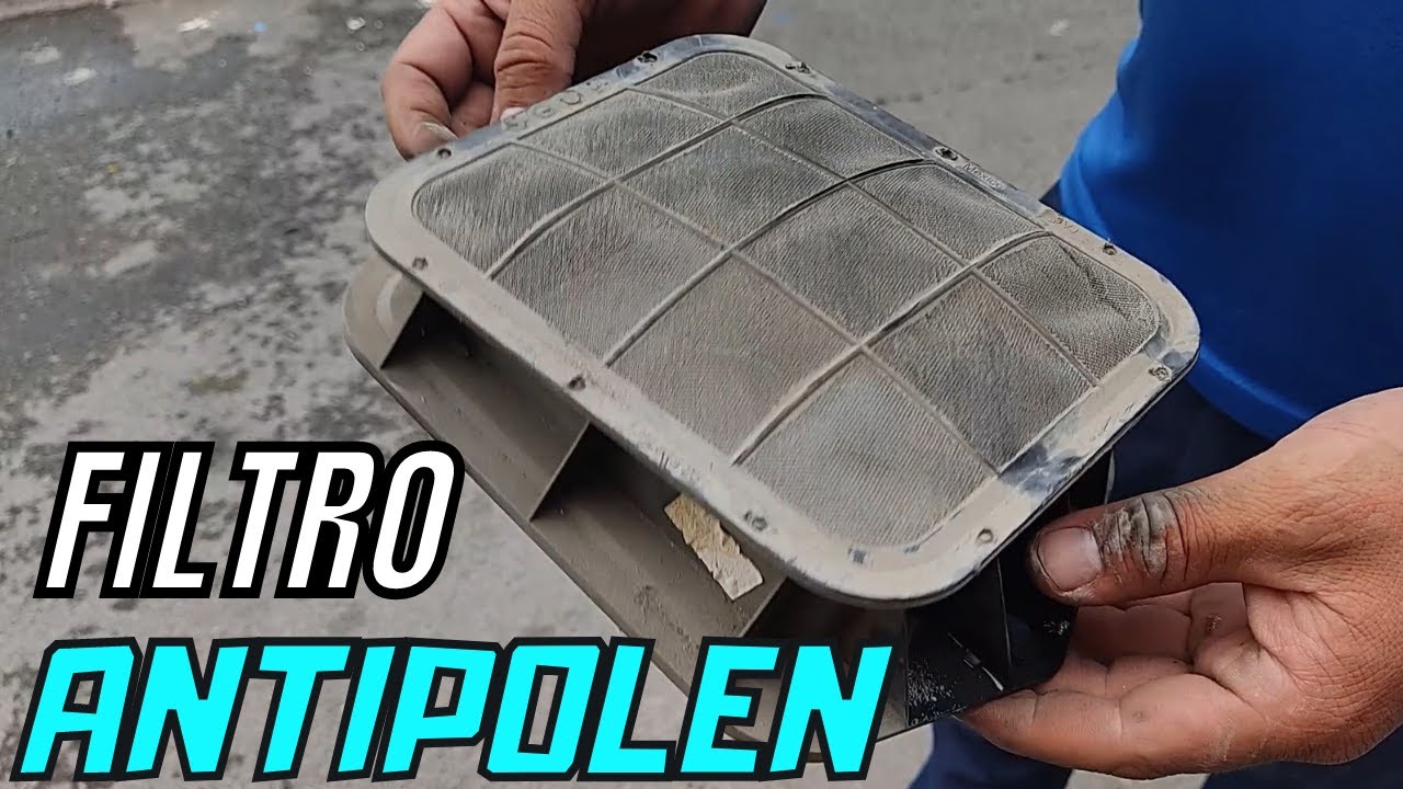 ✅ Como LIMPIAR Filtro ANTIPOLEN del Sistema Aire ACONDICIONADO de VW Jetta Clásico