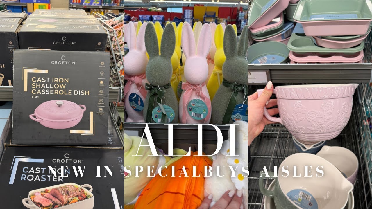 NEW IN ALDI SPECIALBUYS AISLES | New in store Thursday 19 March 2026