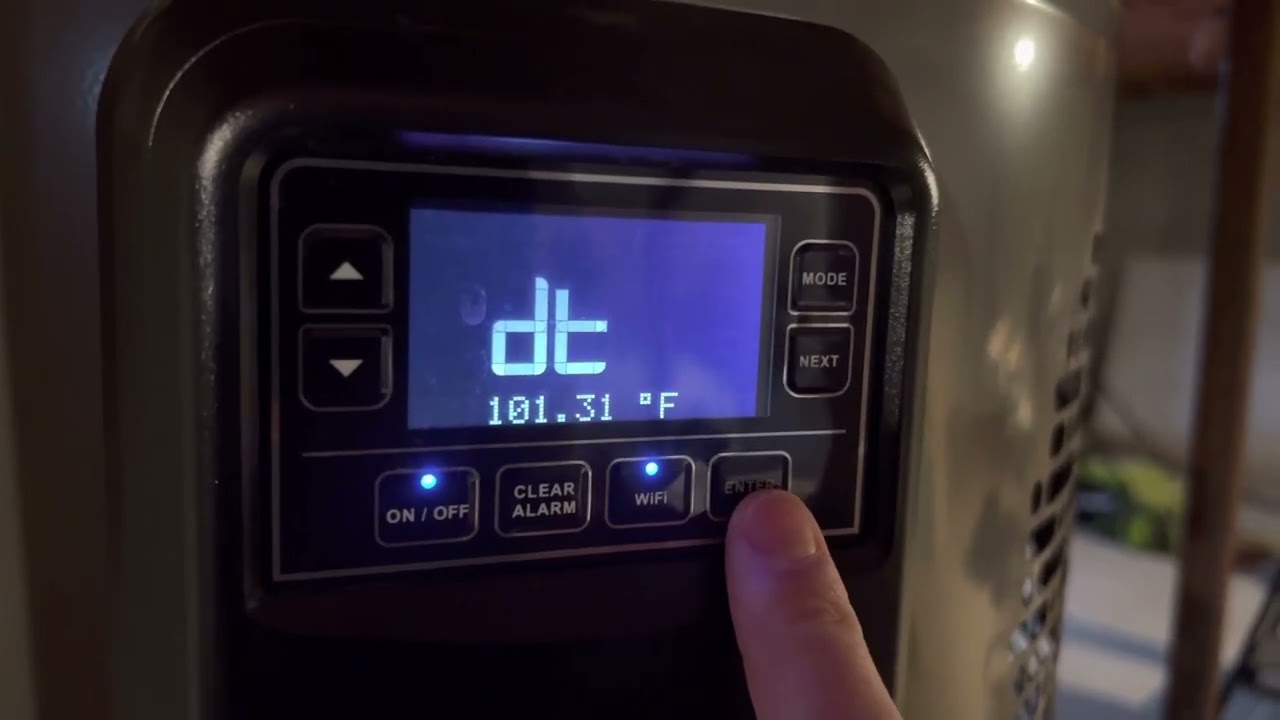 How to enter and use Test Mode on a Rheem Hybrid Water Heater