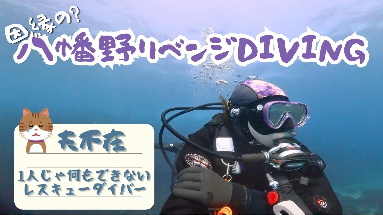 2026/03/07 八幡野リベンジ！久々の1人ダイビングでドライスーツSPを取得しました