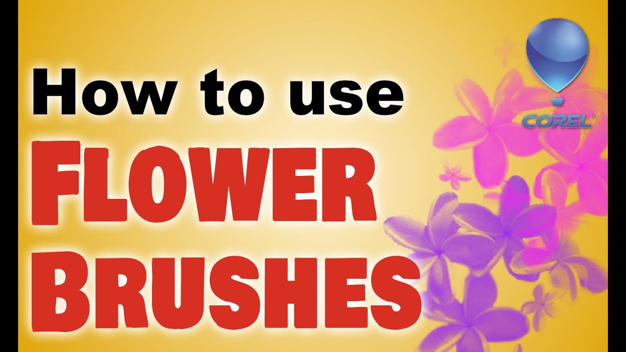 How to Create and Use Flower Brushes in PaintShop Pro