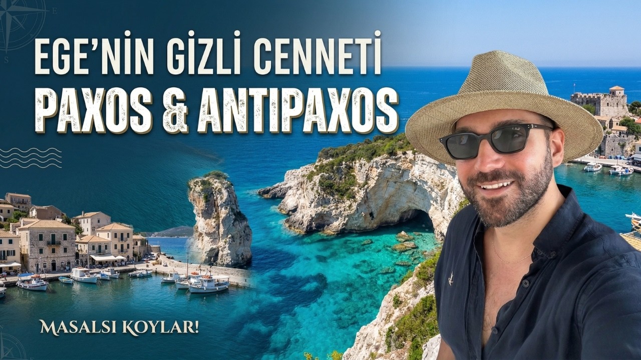 Paxos & Antipaxos Gezi Rehberi VLOG | Yunanistan'ın Saklı Cenneti, En G&uuml;zel Plajlar, Yeme-İ&ccedil;me