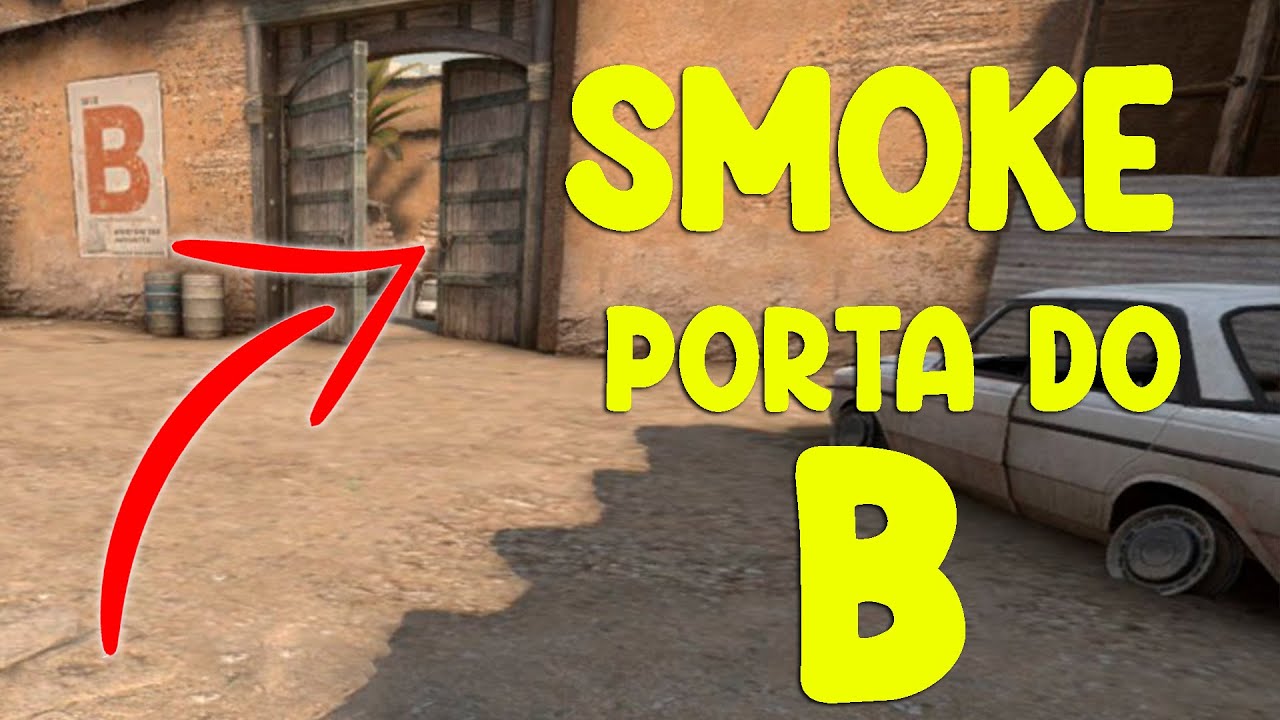 SMOKE PORTA B DO ESCURO - DUST 2 (64/128 TICK)