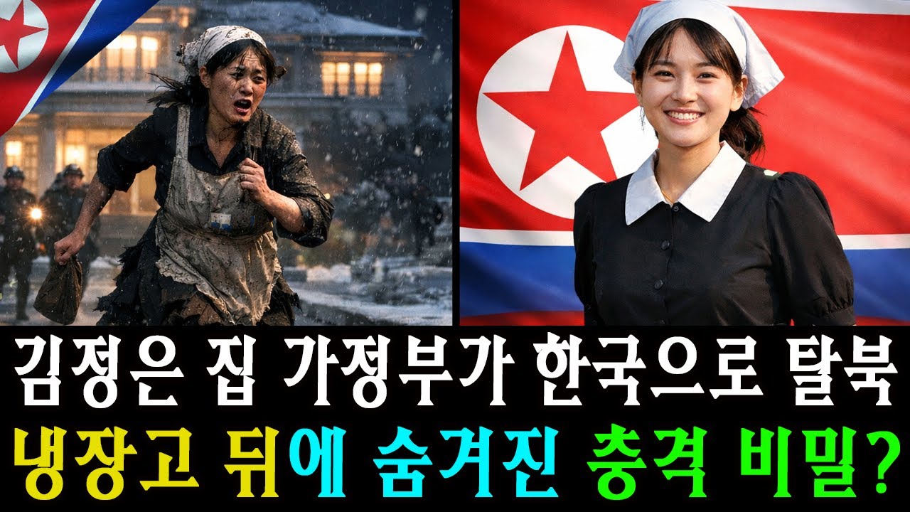 김정은 집 가정부가 한국으로 탈북… 냉장고 뒤에 숨겨진 충격 비밀? 김정은에게 무슨 일이 벌어지고 있나? [탈북감동사연]
